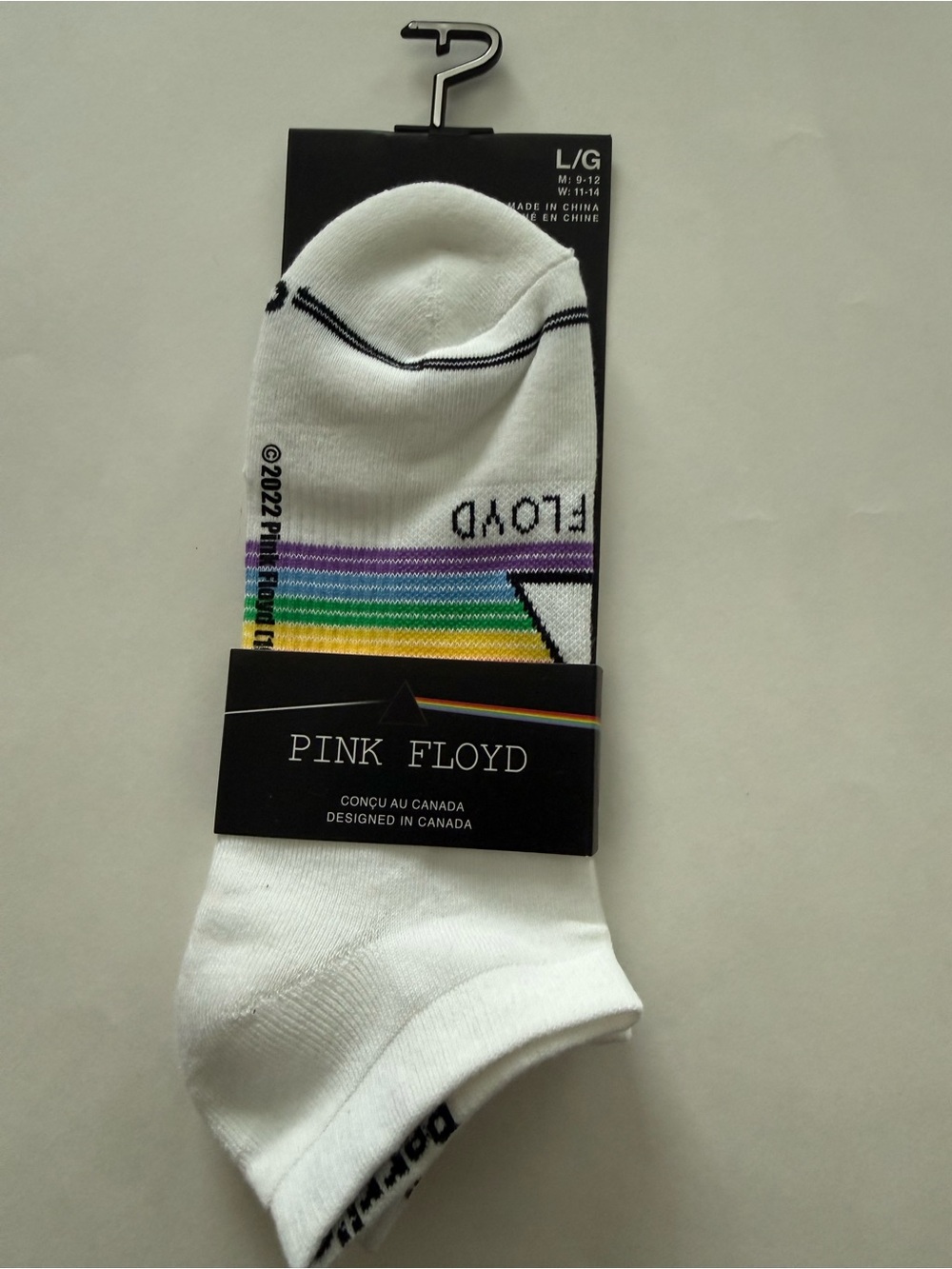 Pink Floyd socks Fits Men’s Shoe Size 9-12 Women’s Shoe Size 11-14